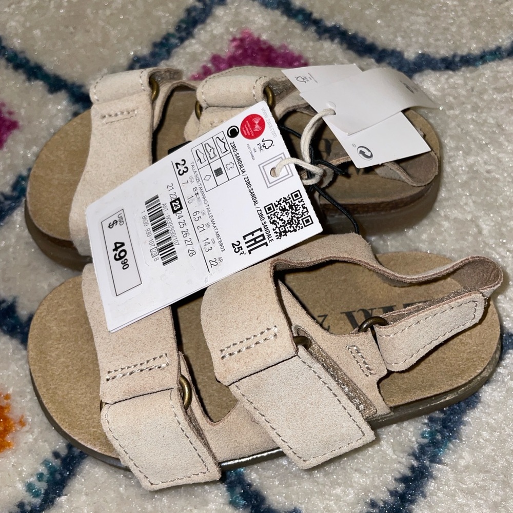 Zara sandals toddler